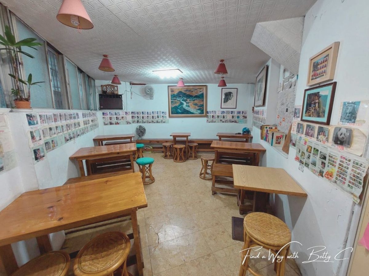 Interior seating area
